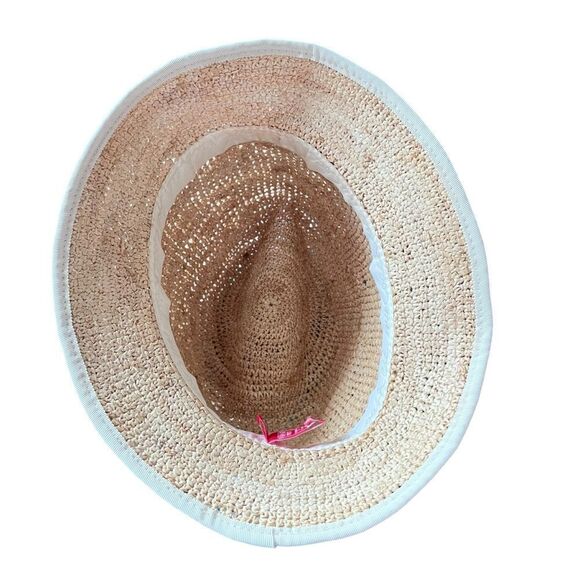 Coach Poppy Straw Raffia Fedora Hat - Picture 5 of 7